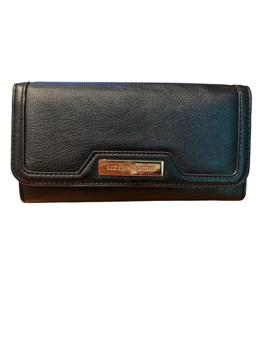 Liz Claiborne Black Shoulder Bag with Matching Wallet - Picture 9 of 12